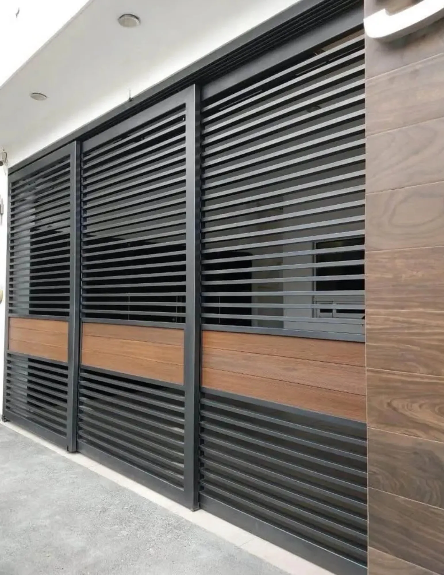 Portones levadizos de aluminio en Los cabos