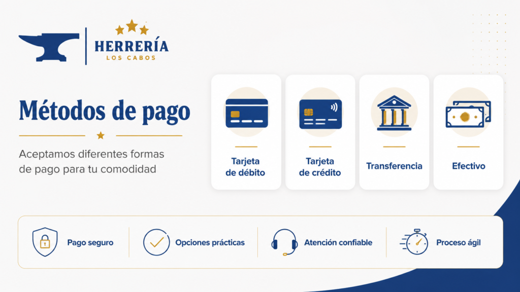 Precio de reja de herrería en Los Cabos
